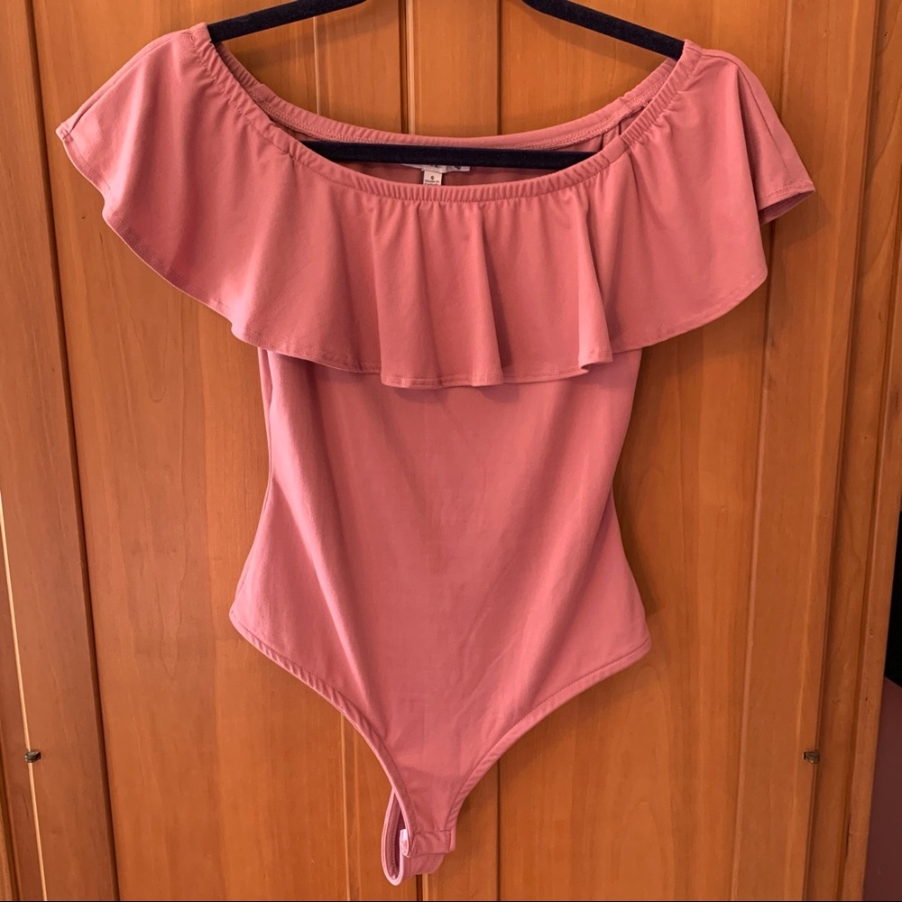 LIKE NEW! Off-the-Shoulder Bodysuit